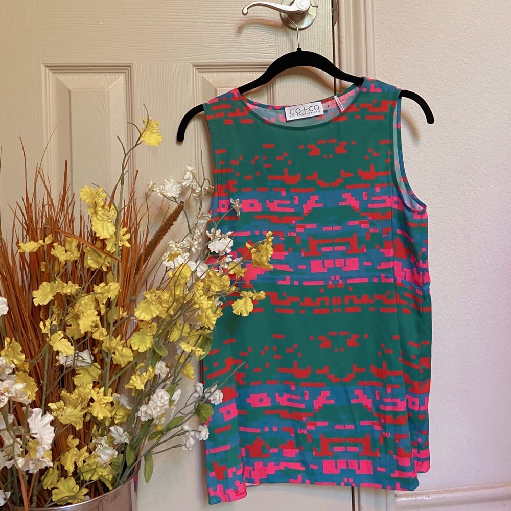 Co+Co sleeveless blouse by Coco Rocha